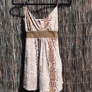 Cute snake skin y2k long tank too